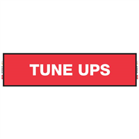 2' X 8' FullSpeed Automotive Red Tune Ups Mesh Bay Banner