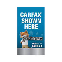 22" X 35" Carfax Blue Carfax Shown Here with Fox Super Vinyl Bandit Sign (double sided)