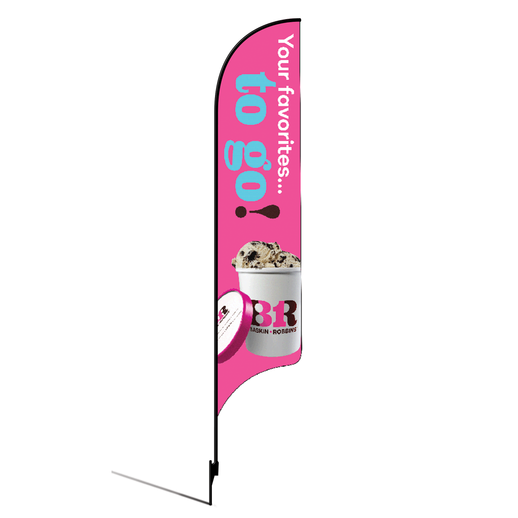 Kit for 15' Baskin Robbins Your Favorites To Go AdverSail 